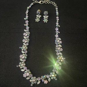 Vintage Sorelli Necklace + Earring Set